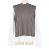 ニットベストセットブラウス | coca | 詳細画像4 