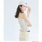 【26ss新色登場】OUT BRA カップ付きシャーリングキャミ | coca | 詳細画像13