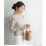 クレープシャーリングパフスリーブトップス | coca | 詳細画像19 