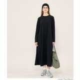 エンボス長袖Aラインワンピース | coca | 詳細画像20 