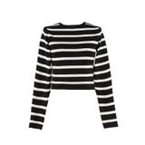 スタイルアップを叶えるクロップド丈ニットトップス | coca | 詳細画像6