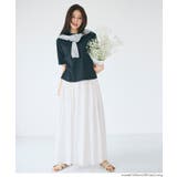 [White] | 【26ss新色登場】コットンボイルスカート | coca