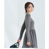 エンボスニットドッキングワンピース | coca | 詳細画像8 