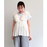 チュールVネックトップス レディース | coca | 詳細画像30