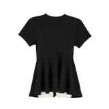 ［Black］ | 〈26ss新色登場〉エンボス切り替えフレアトップス | coca