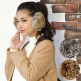 耳元暖か柔らかリアルラビットファー(イヤーマフ リアルファー ラビット | coca | 詳細画像1 