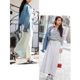 霜降りスウェットＺｉｐポケット付きマキシスカート | coca | 詳細画像5 