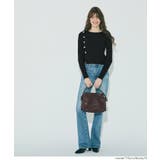 上品なゴールドボタンがアクセントのニットトップス | coca | 詳細画像14