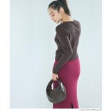 上品なゴールドボタンがアクセントのニットトップス | coca | 詳細画像9