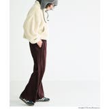 滑らかな肌ざわりとリラックス感のあるシルエットが魅力のスムースリブパンツ | coca | 詳細画像17