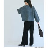 滑らかな肌ざわりとリラックス感のあるシルエットが魅力のスムースリブパンツ | coca | 詳細画像20