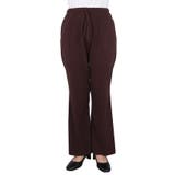 滑らかな肌ざわりとリラックス感のあるシルエットが魅力のスムースリブパンツ | coca | 詳細画像6