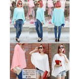 パステルカラーゆったりドルマンスリーブトップス | coca | 詳細画像2