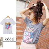 ヴィンテージ風ロックTシャツ | coca | 詳細画像1