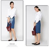 冬新作 刺繍デニムデザインカットスカート ma | LOVERS | 詳細画像2 