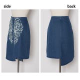 冬新作 刺繍デニムデザインカットスカート ma | LOVERS | 詳細画像6 