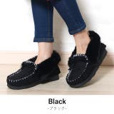 ブラック | 冬新作 ハイカットリボンモカシン 靴 | LOVERS