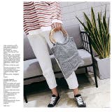 春新作 バンブーハンドルニットbag バッグ | LOVERS | 詳細画像9