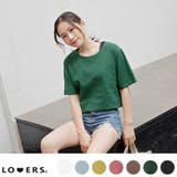 夏新作 ベーシッククルーネックTシャツ ma | LOVERS | 詳細画像1