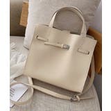 ホワイト | 冬新作 スクエアベルトショルダー 鞄 | LOVERS