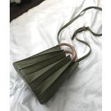 グリーン | 冬新作 ウッドハンドルプリーツバッグ バッグ | LOVERS