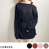 冬新作 ワンショルドッキングチュニック トップス | LOVERS | 詳細画像1 