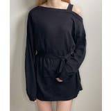 冬新作 ワンショルドッキングチュニック トップス | LOVERS | 詳細画像11 