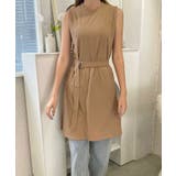 冬新作 ベルト付き細リブスリットチュニック シンプル | LOVERS | 詳細画像6