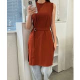 冬新作 ベルト付き細リブスリットチュニック シンプル | LOVERS | 詳細画像11