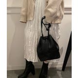 ワイン | 春新作 エコレザー巾着バッグ バッグ | LOVERS