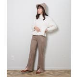 ブラウン | 春新作 センプレフレアパンツ ボトムス | LOVERS