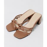 冬新作 スクエアトゥヒールサンダル シンプル | LOVERS | 詳細画像8