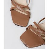 冬新作 スクエアトゥヒールサンダル シンプル | LOVERS | 詳細画像13