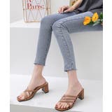 冬新作 スクエアトゥヒールサンダル シンプル | LOVERS | 詳細画像4