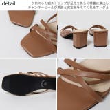 冬新作 スクエアトゥヒールサンダル シンプル | LOVERS | 詳細画像15