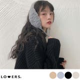 春新作 ボンボン付き ニット耳あて | LOVERS | 詳細画像1 