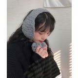 春新作 ボンボン付き ニット耳あて | LOVERS | 詳細画像2 