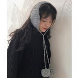 春新作 ボンボン付き ニット耳あて | LOVERS | 詳細画像3 