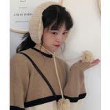 春新作 ボンボン付き ニット耳あて | LOVERS | 詳細画像5 