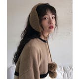 春新作 ボンボン付き ニット耳あて | LOVERS | 詳細画像9 