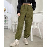 カーキ | 冬新作 バルーンシルエット イージーカーゴパンツ | LOVERS