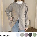 冬新作 2way 裏毛スウェットカーディガン | LOVERS | 詳細画像1 