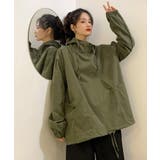 カーキ | 冬新作 ビックシルエット アノラックパーカー | LOVERS