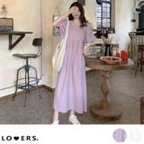 春新作 バックリボン パフスリーブワンピース | LOVERS | 詳細画像1