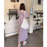 春新作 バックリボン パフスリーブワンピース | LOVERS | 詳細画像3