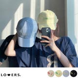 冬新作 英字ロゴ刺繍キャップ 帽子 | LOVERS | 詳細画像1 