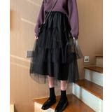 ブラック | 春新作 リボン付き ボリューム | LOVERS