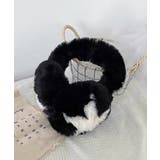 ブラック | 冬新作 星マーク フェイクファー | LOVERS