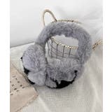 グレー | 冬新作 星マーク フェイクファー | LOVERS