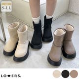 春新作 厚底 ムートンブーツ | LOVERS | 詳細画像1